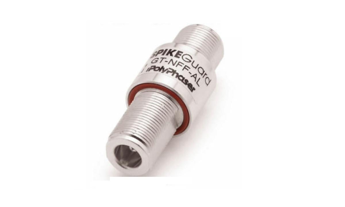 PolyPhaser-Single Gas Tube Surge Protector, N-Female, N-Female - Rfwel ...