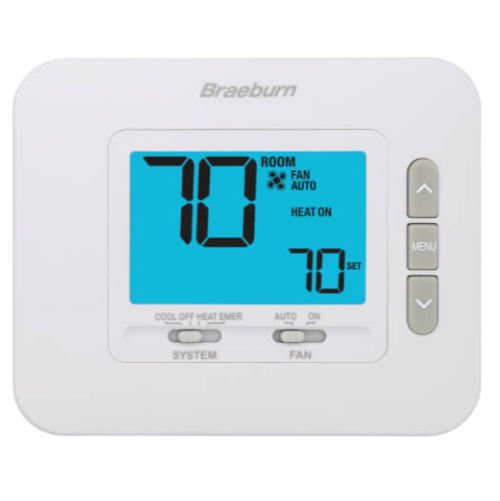 Lennox 1230 Non Programmable Thermostat (2 Heat/1 Cool) Economy