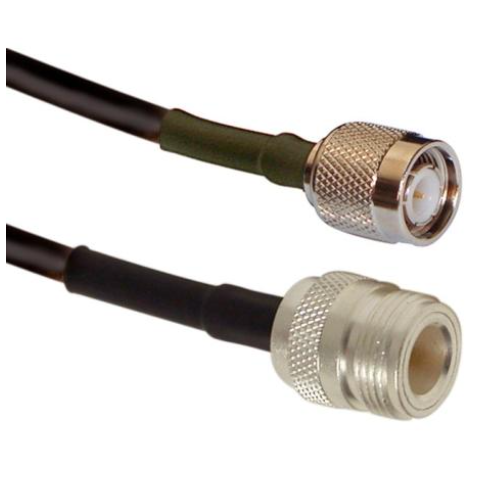 Cable Assemblies Now - Times Microwave LMR-240 Ultraflex Coax Cable Jumper - 1ft - BNC Male to BNC Male