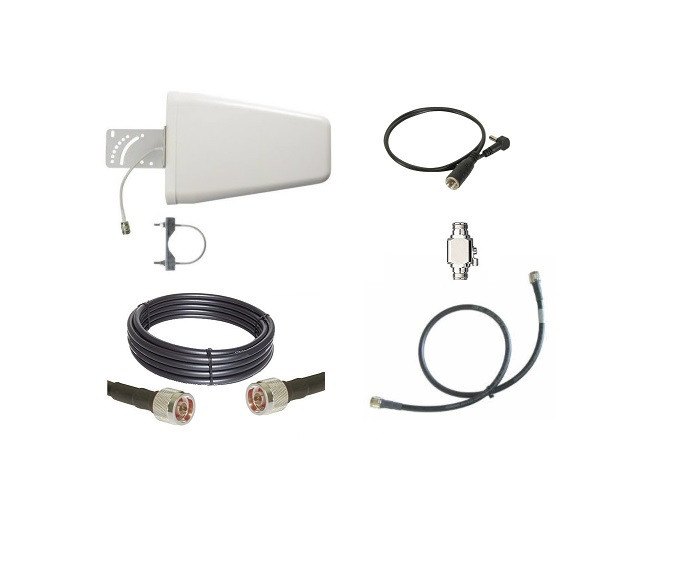 20 ft Log Periodic Antenna Kit for All LTE Wireless Devices, TS9