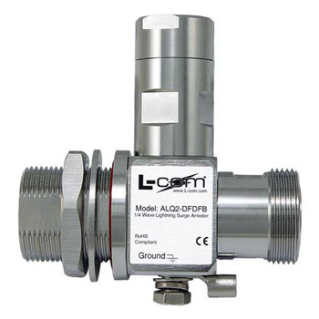 7/16 DIN Female Bulkhead Surge Protector - 800-2250 MHz