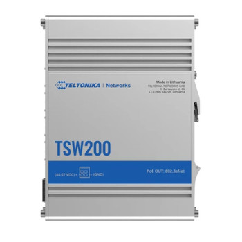 Teltonika TSW200000010 Unmanaged PoE+ Ethernet Switch - 8xPoE+ 2xSFP