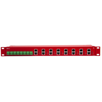 9dot 8INJ 1U Gigabit PoE 8 Port Injector - Power Over Ethernet