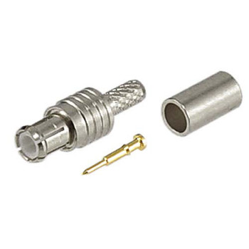 MCX Plug Crimp Connector for RG316 and 100-Series Coaxial Cable