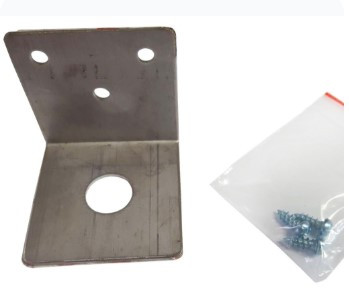 L-Mount for Antenna with N-F Connector - Versatile Pole or Wall Mounting Bracket