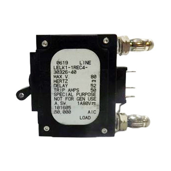 40a 80vdc Circuit Breaker Bullet Black Handle