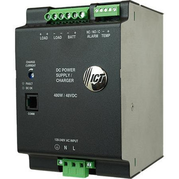 DIN Series Rail Mount ICT360-48DIN DC Power Supply, 360 W, 48 VDC