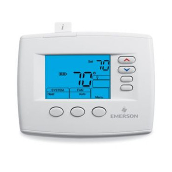 Emerson 1F83-0422, Blue 4" Display Universal Digital Thermostat