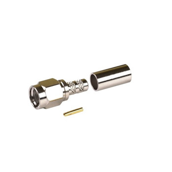 RP-SMA Male Crimp for 195 Series Coaxial Cable