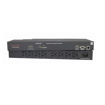 Synaccess netBooter NP-0801DUEH Remote Switched PDU, 8 Outlets, RS-232 Port