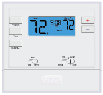 Vive Comfort TP-N-601 1H/1C Non-Programmable Thermostat