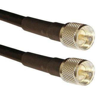 50 ft LMR-400 Jumper UHF Male to UHF Male Coaxial Cable