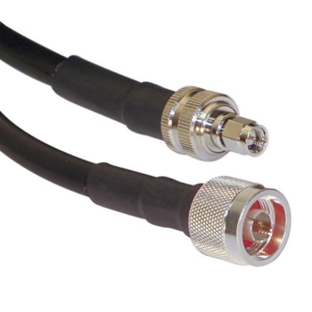 75 ft LMR-400 N Male to SMA Male Coaxial Cable