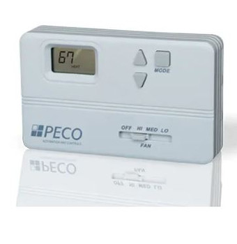 Peco TH158-100 Heat Pump Control, Auto-Heat-Cool-Off, Auto-On Fan Thermostat