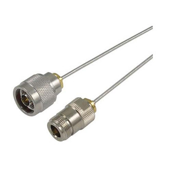 .085 Formable N-Male to N-Female Coaxial Cable - 36 Inch