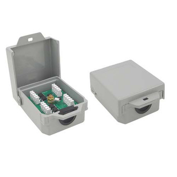 Outdoor CAT5 Lightning Surge Protector for Ethernet Applications
