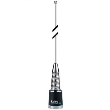 Laird B1443S 144-174 MHz Mobile Base Coil NMO Mount Antenna with Spring and Metallic