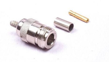 Standard N Female Connector for LMR400, RG8 and Equivalent Cables
