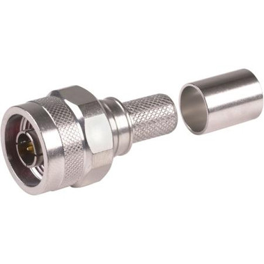 N Male Crimp Connector for LMR-400, CNT400, 8214, 9913 Coaxial Cables