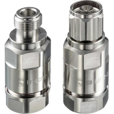 N Male OMNI FIT Standard Connector for 1/2 in Coaxial Cable - High Performance Coax 