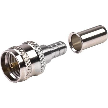 Mini UHF Male Crimp Connector for RG58 Coaxial Cable