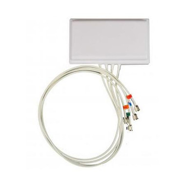 2.4/5 GHz 6 dBi High-Density Wi-Fi Directional Antenna, 4 RPTNC Male Connectors