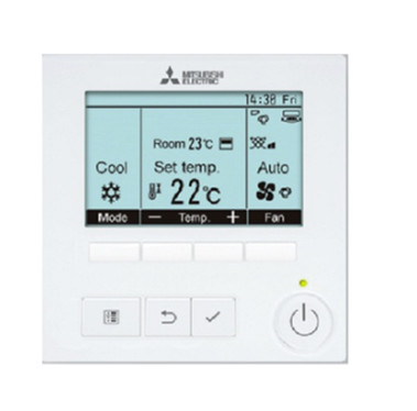 Mitsubishi PAR-43MAAUB Deluxe MA Wired Remote Controller - Rfwel