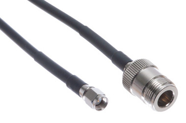 1 ft 195-Series Cable with SMA-Male to N-Female Connectors