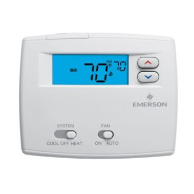 Emerson 1F86-0244 Blue Series Non-Programmable Thermostat (GE/HP: 1H/1C)