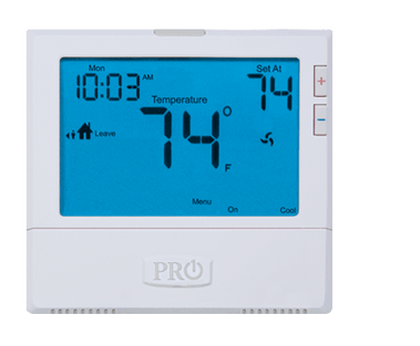 PRO1 T805 7, 8" Display 7-Day or 5/1/1 Progammable Electronic Thermostat