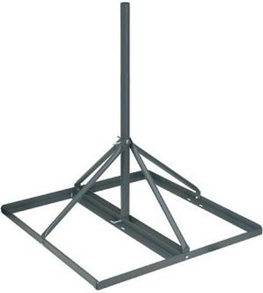 5 ft Antenna Roof Mount with Roof Mat (ballasted/ does not penetrate roof)