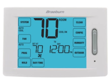 Braeburn 6425 4H/2C Touchscreen 7 Day, 5-2 Day Programmable Hybrid Thermostat