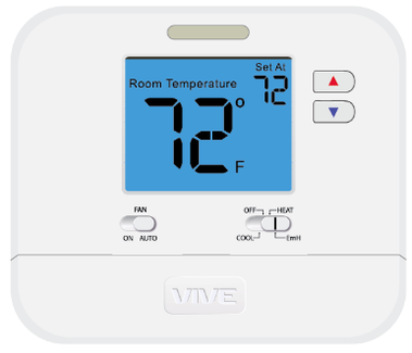 Vive Comfort TP-N-771 2H/1C Non-Programmable Thermostat