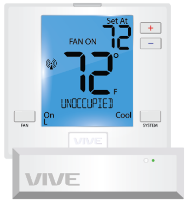 Vive Comfort TP-N-731W 2H/1C Non-Programmable Thermostat