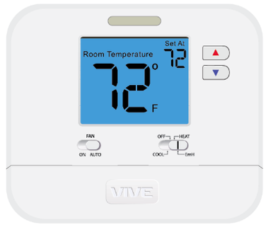 Vive Comfort TP-N-721 2H/1C Non-Programmable Thermostat