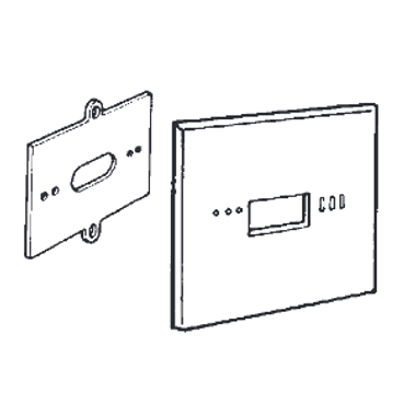 White Rodgers F61-2301 Thermostat Wallplate