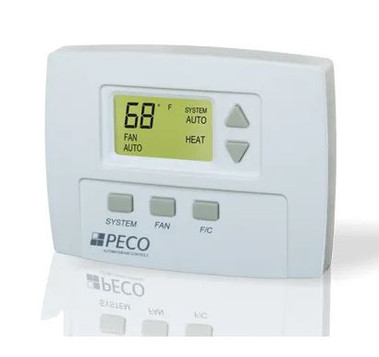 Peco TA170-001 3 Fan Speeds, Non-programmable, 1H/1C Thermostat