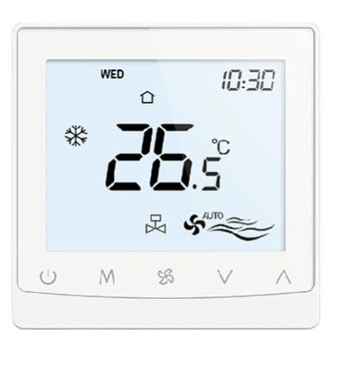 Breeze Controls BC105-4ADM Touch Screen Modbus 0~10V Fan Coil Unit Thermostat