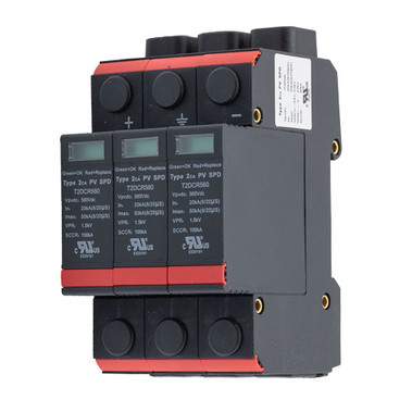 DC SPD 1000VDC THREE-POLE, DIN-RAIL, UL1449 TYPE 2