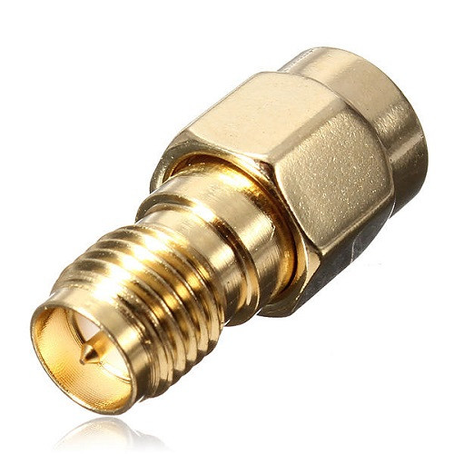 Rokland RP-SMA Female To N-Male Coaxial Adapter – Barrel Connector For Wi-Fi Antenna Cables