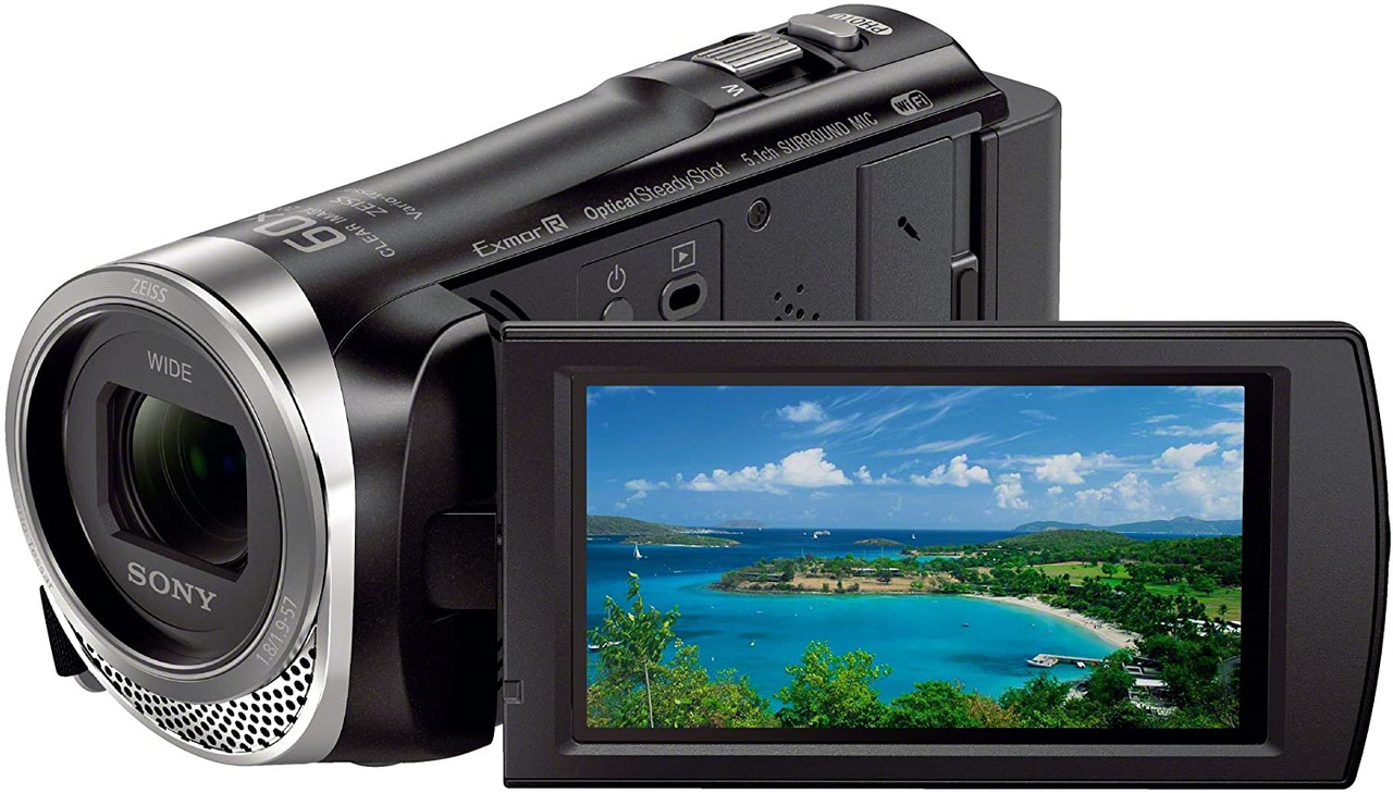 Sony HDR-CX450B Handycam with Exmor R CMOS sensor