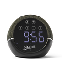 Robets Zen FM clock radio with device charging, Black
