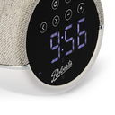Roberts Zen FM clock radio with device charging, White