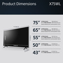 Sony KD-55X75WLU 55" X75WL 4K HDR LED TV
