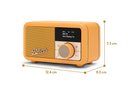 Roberts Revival Petite 2 DAB / DAB+ / FM RDS digital radio, Sunburst Yellow