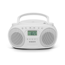 Roberts ZOOMBOX FM CD/FM/AM Stereo Boombox, White