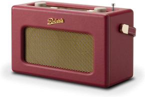 Roberts Revival iStream 3 Smart Radio with DAB/DAB+/FM/Bluetooth, Berry Red