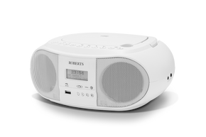 Roberts ZoomBox 4 DAB/DAB+/FM/SD/USB Radio with CD Player, White