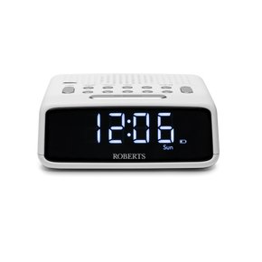Roberts Ortus FM FM/MW Alarm Clock Radio, White