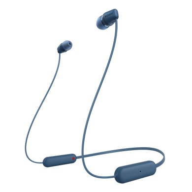 Sony WI-C100 Wireless In-Ear Headphones, Blue